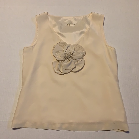 Kate Spade Cream Floral Blouse - Women’s Size Medium - Picture 2 of 6